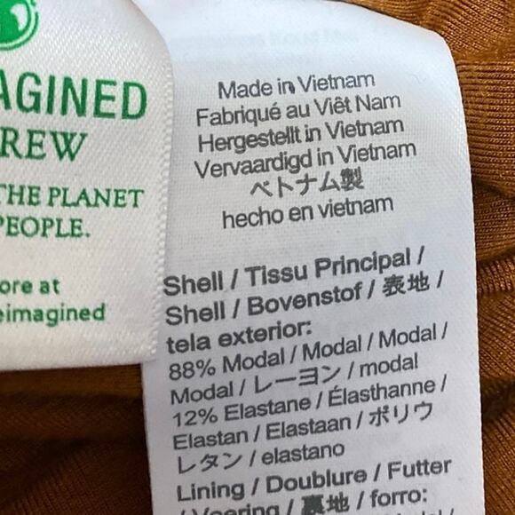 J.Crew Women's Orange Brown Sleeveless Racerback Stretch Sweater Tank Top Size S - Picture 4 of 4